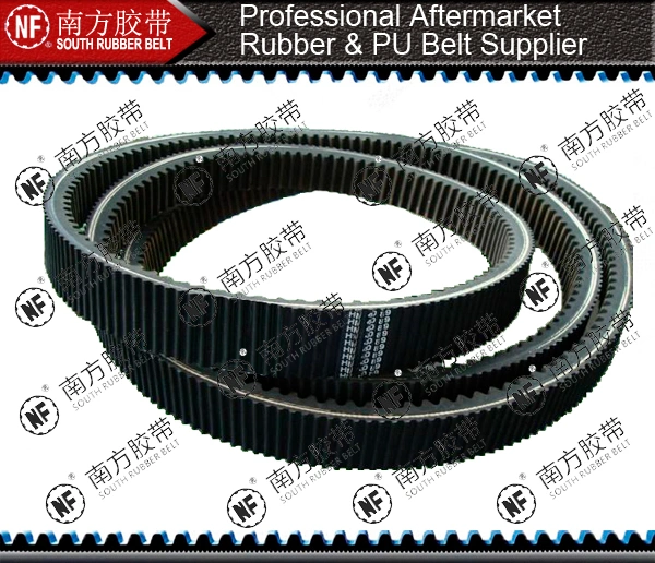 Cogged Industrial Rubber Auto Gear Chain Poly PU Motorcycle Transmission Parts Fan Conveyor Synchronous Tooth Drive Pk Timing Ribbed Wrapped Banded V Belt